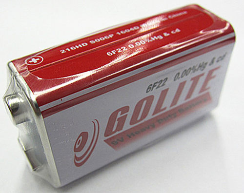 9V方块电池 6F22 L1604G万用表遥控器寻线仪测线器 9伏碳性干电池 - 图1