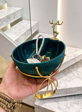 进门钥匙收纳玄关摆件鞋柜客厅轻奢现代家居饰品乔迁新居礼物