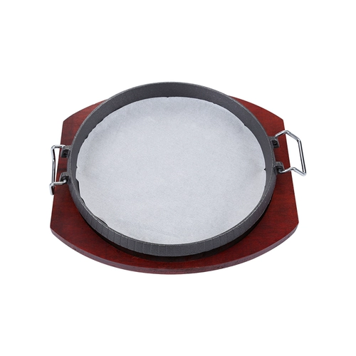 Чугунная индукционная плита для выпечки для выпечки железной пластины для барбекю железной пластин
