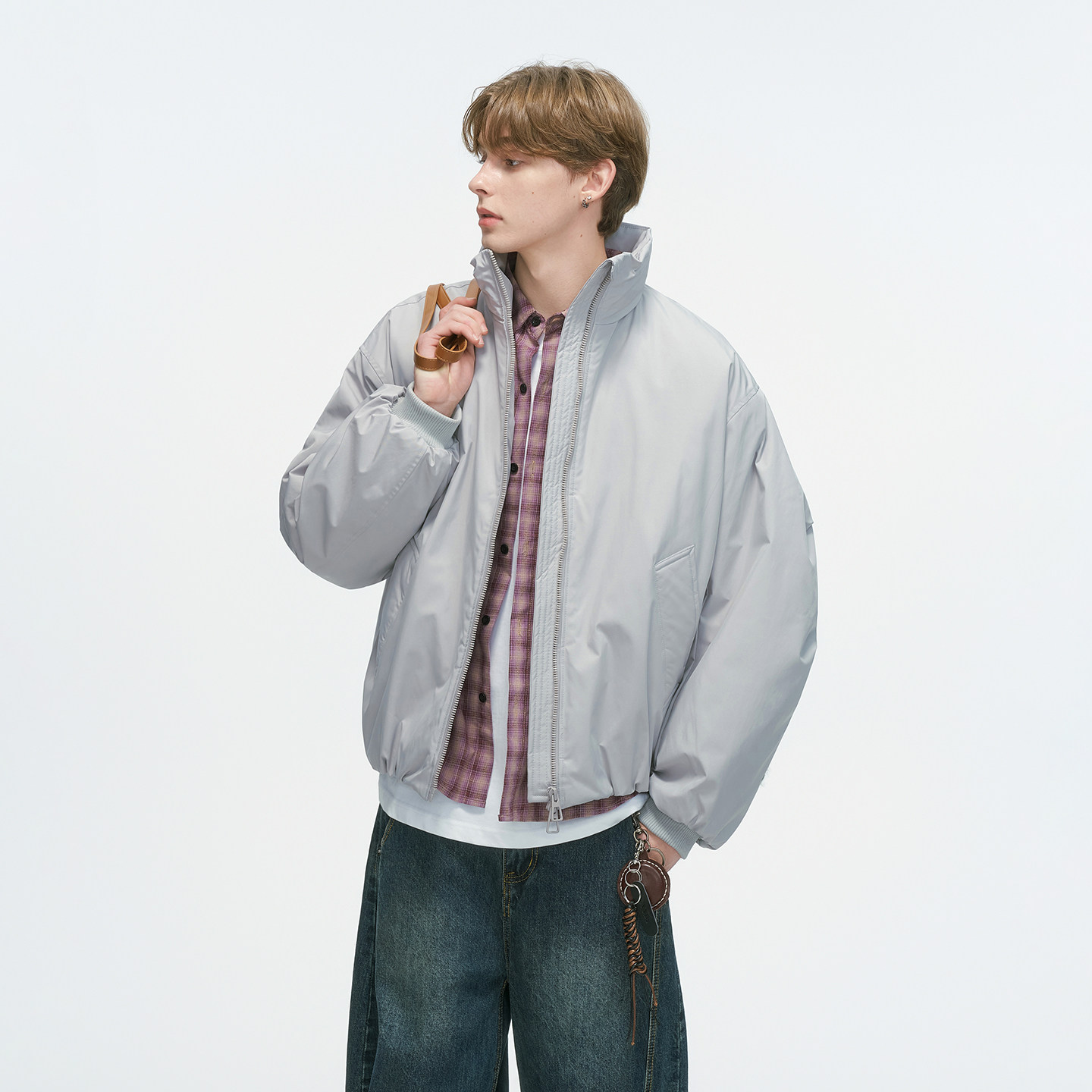 Dream made美式cleanfit立领短款棉服男冬季加厚飞行教练棉衣外套,淘宝优惠券,粉丝福利购,淘宝优惠卷