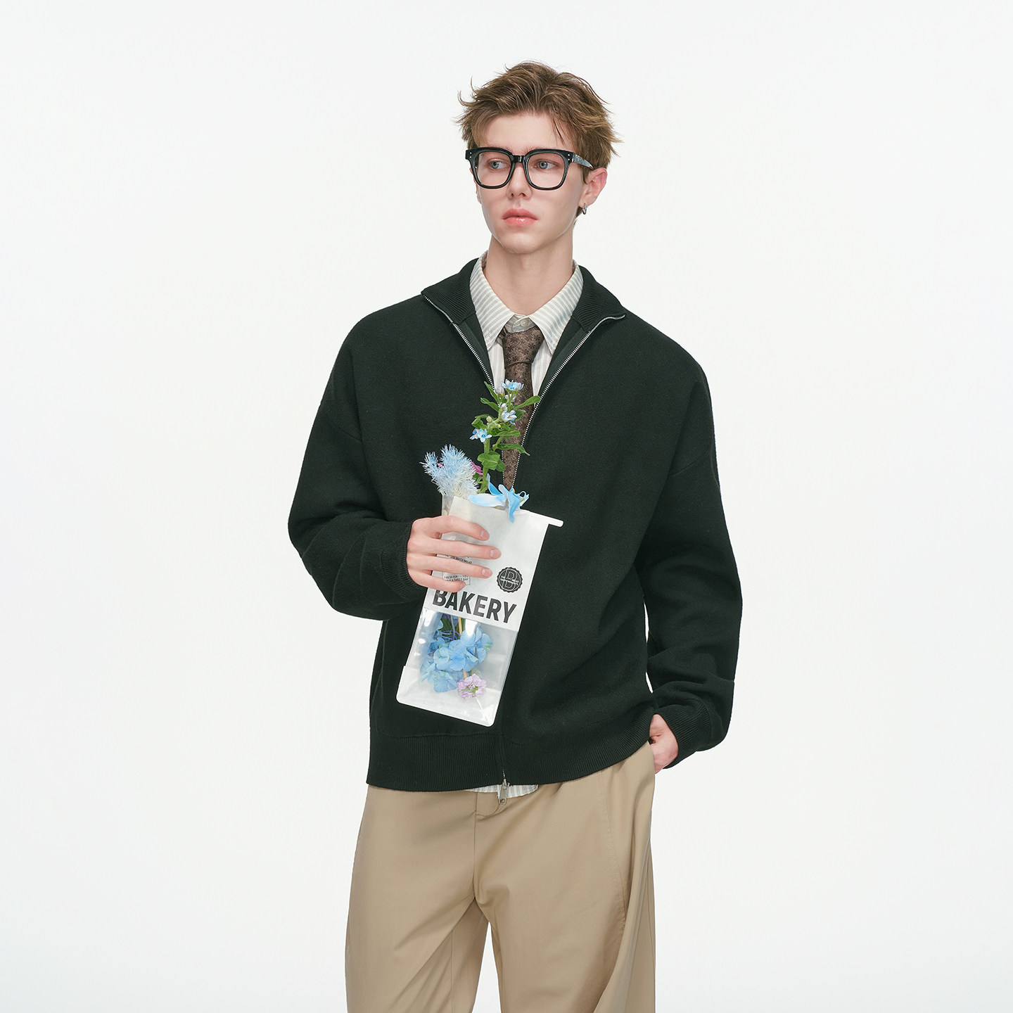 Dream made 美式cleanfit开衫毛衣男款秋冬季加厚内搭针织衫外套,淘宝优惠券,粉丝福利购,淘宝优惠卷