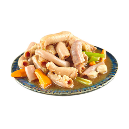 然进特级竹肠餐厅速冻半成品铁板粉肠皇生猪十二指肠腌制食材500g - 图2