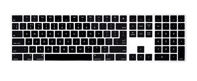 适用imac pro苹果一体机带数字键Magic Keyboard欧版键盘膜A1843