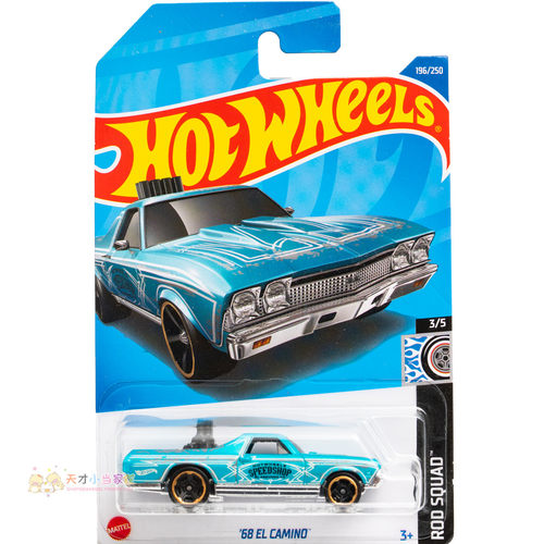 26号 '80 EL CAMINO 蓝色 风火轮 HW THE'80S'系列23C23D - 图3