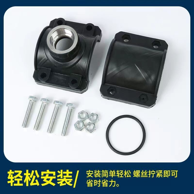 PE ppr pvc哈夫节三通增接口分水鞍分水鞍座水管不锈钢内丝增接口 - 图2