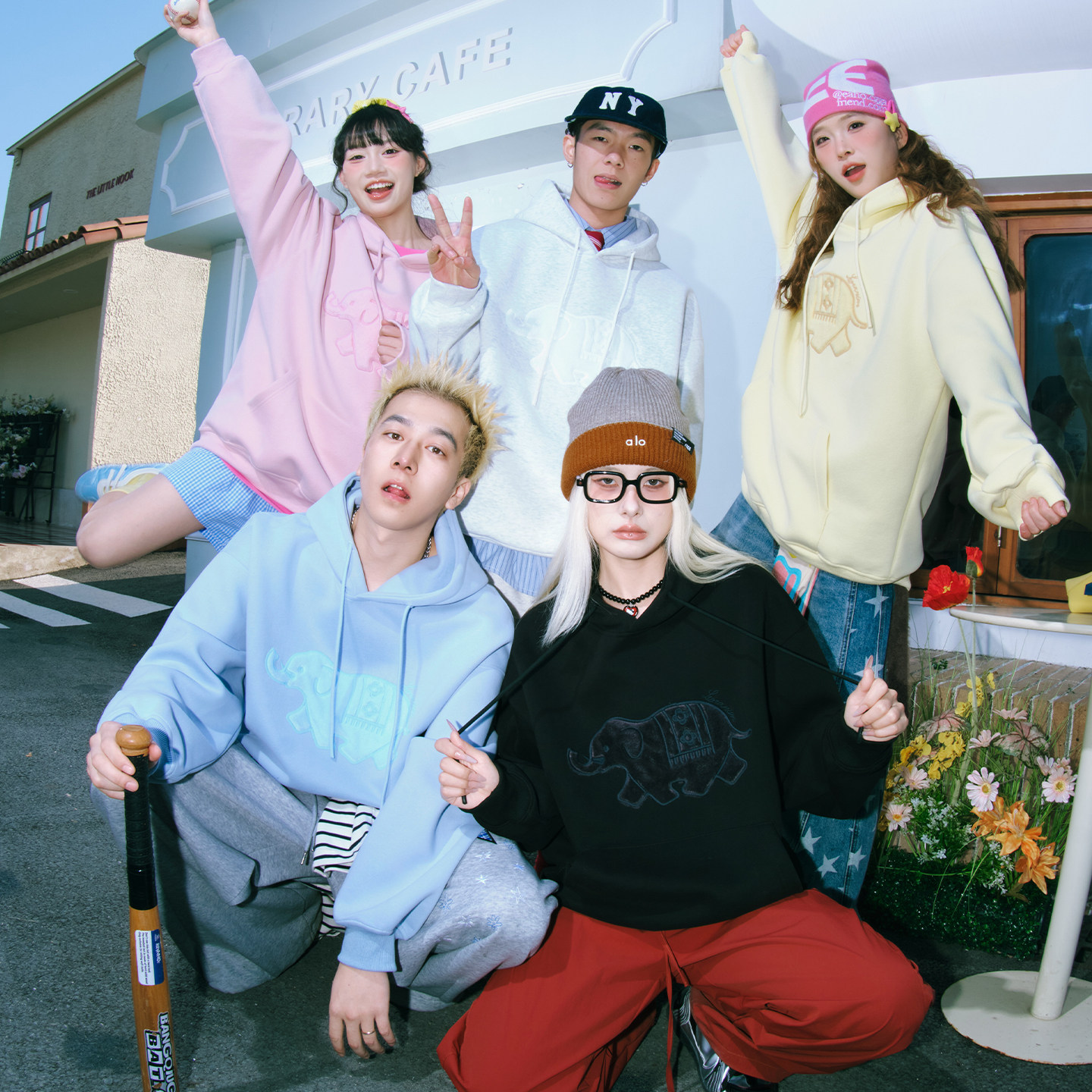 lemanism潮牌卡通立体大象连帽卫衣男2026情侣款套头上衣外套女,淘宝优惠券,粉丝福利购,淘宝优惠卷