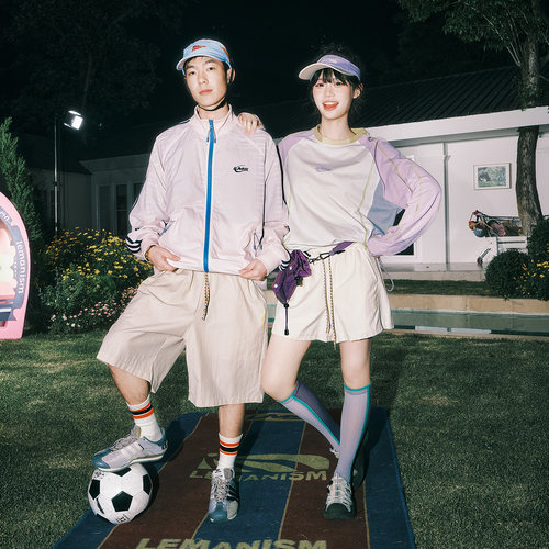 lemanism美式潮流抽绳休闲短裤男2026情侣款夏季新款宽松五分裤女 - 图3