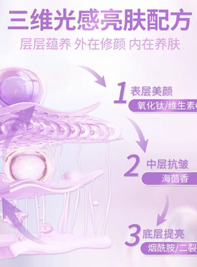 VITAWANT维希缇6重VC素颜霜水润换肤提亮不假白自然裸妆神器