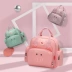 Mummy bag ba lô thời trang hè 2019 mới canvas nữ nhiều lớp ra khỏi gói kèn mẹ và bé gói kèn - Túi / túi Baby Túi / túi Baby