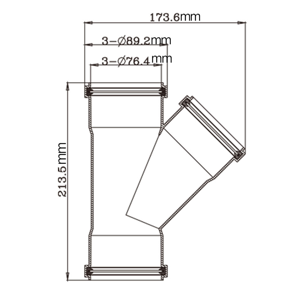 下水管下水器Talea厨房水槽下水器配件不锈钢水槽单槽双槽防臭 - 图3
