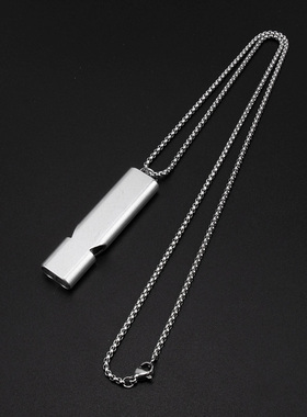 口哨项链男女个性小众简约毛衣链