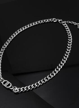 卫衣链男款短款古巴项链女生甜酷