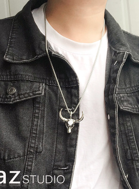 霸气男项链牛气冲天个性日韩配饰