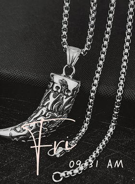 不褪色项链潮酷朋克帅气项链男