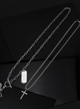 可爱兔子项链小众冷淡高级设计感