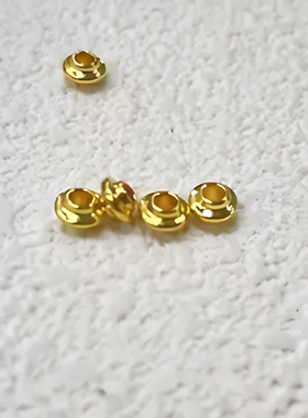 金包银双层小飞碟手持串佛珠配件