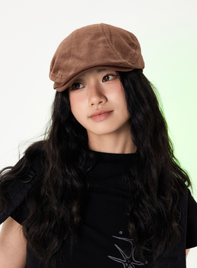 前进帽出游日系女夏季百搭贝雷帽