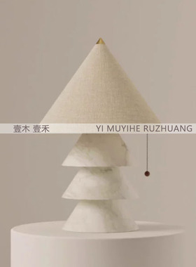 儿童房轻奢高级天然玉石卧室床头