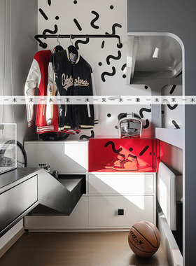 男孩房机车赛车衣柜饰品摆件