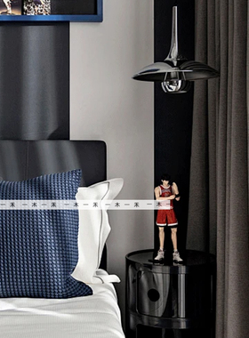 样板间男孩房灌篮高手手办摆件