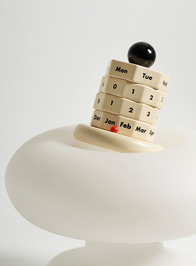 简约样板间儿童房日历软装摆件