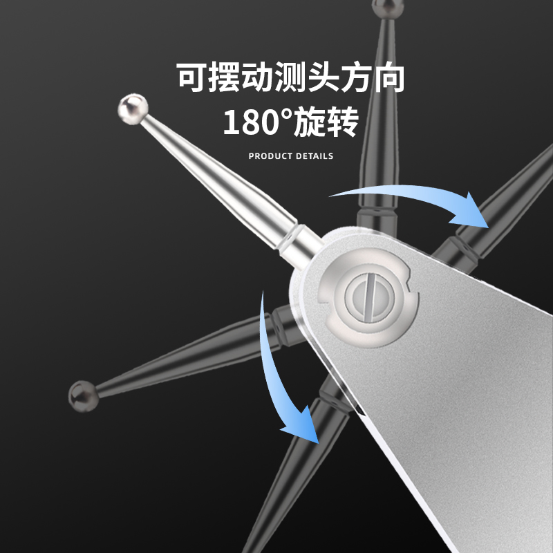 正品万目杠杆百分表杠杆千分表指示表防震0-10mm0-0.8mm表头 - 图1