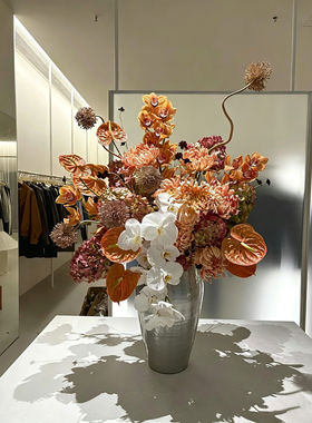 大型仿真绿植桌面花艺摆件