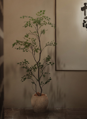 仿真绿植枫树室内假树仿生植物