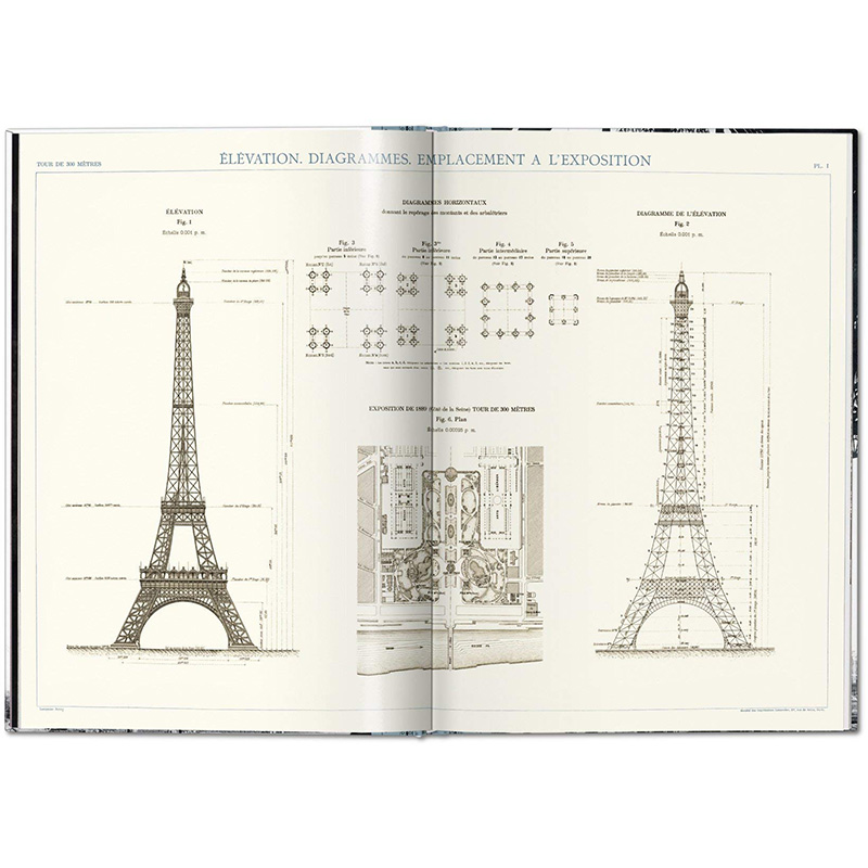 【现货】The Eiffel Tower 埃菲尔铁塔 英文原版图书籍进口正版 Taschen 英文建筑风格与材料构造 Bertrand Lemoine - 图2