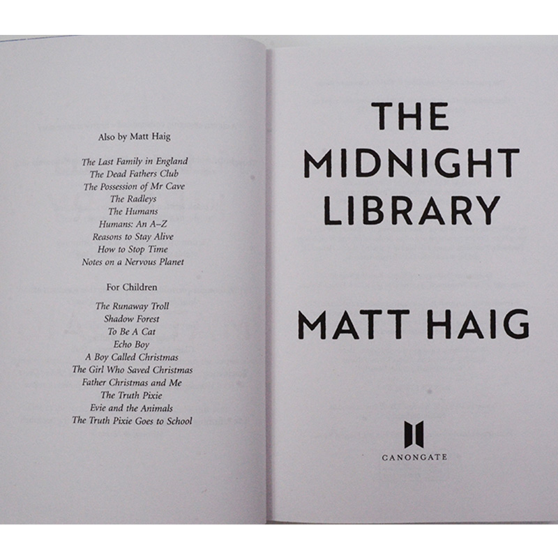 【现货】The Midnight Library：A Novel深夜午夜的图书馆马特海格 Haig Matt英文原版正版文学小说奇幻奇妙书店故事马特黑格-图2