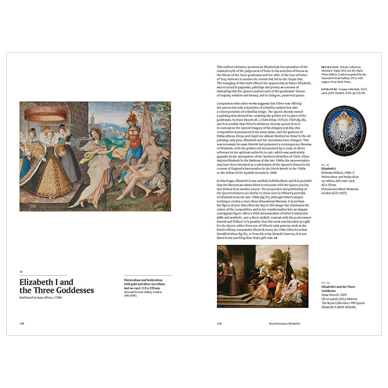 【特价】Elizabethan Treasures 伊丽莎白时代的珍宝:希利亚德和奥利弗的微缩画