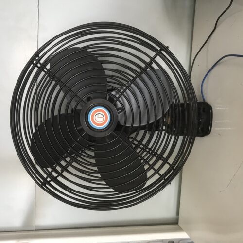 挖掘机车载电风扇12v强力制冷24v大功率工程车大货车铲车叉车风扇 - 图0