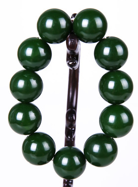 玉翡缘手链油润丰盈色泽碧绿玉器