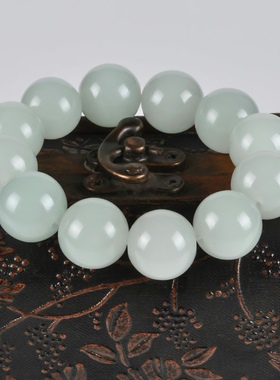 白玉手串玉翡缘新疆手链玉器
