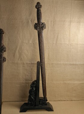 肥城桃木剑道用品桃木剑七星桃木剑龙虎天师剑八卦剑法剑可定制