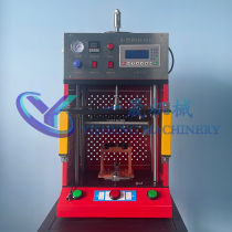 hot-melt machine hot riveting mushroom head plastic column pneumatic hot pressing riveting point nut buried with hot plate machine equipment factory