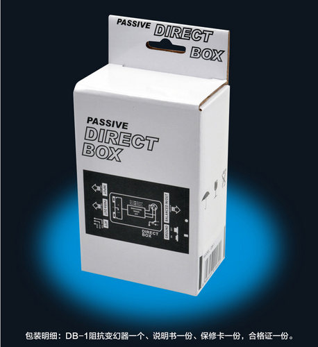 正品爱克创 贝斯吉他DI盒乐器传感器DI盒  DB-1 阻抗变换器DI BOX - 图3