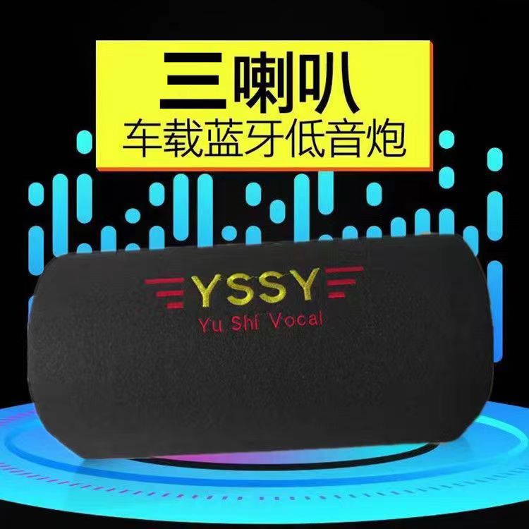 双高音车载低音炮12V24V汽车货车摩托车音响220V家用无线蓝牙音箱 - 图2