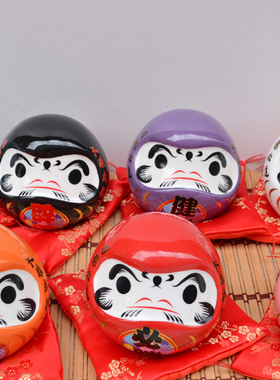 达摩陶瓷日式风寿司居酒屋装饰品