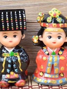 韩国人偶娃娃卡通树脂娃娃
