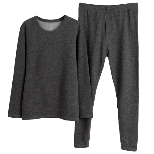 Мужское бархатное удерживающее тепло утепленное зимнее нижнее белье, шерстяное термобелье, штаны