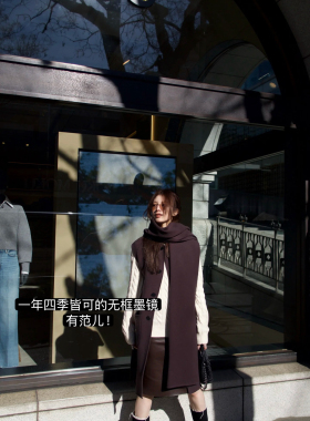 CBENJO/绝美 富家千金感墨镜温柔裸色无边框太阳镜轻巧百搭太阳镜