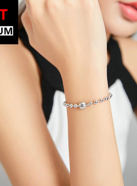 艾芙乐原创新款圆形珠链s925纯银