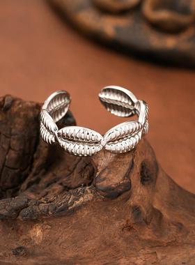 欧美小众设计感不锈钢唇戒