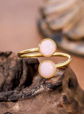 艾芙乐个性白羊天蝎开口戒s925纯