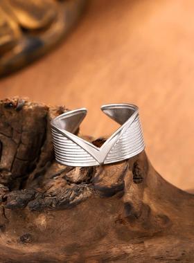 艾芙乐欧美流行金色蝴蝶S925纯银