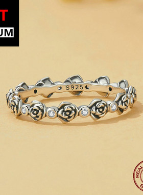 艾芙乐原创新品精致玫瑰花戒指