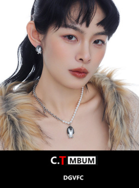 企鹅吊坠珍珠项链女轻奢小众气质