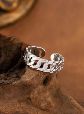 艾芙乐设计感可爱腊肠狗开口戒