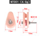 Wire-mounted anti-jumper wire winding machine accessories